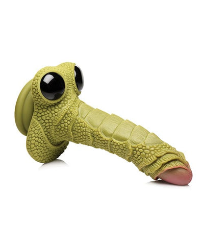 Xr LLC Creature Cocks Swamp Monster Scaly Silicone Dildo - Green Dildos