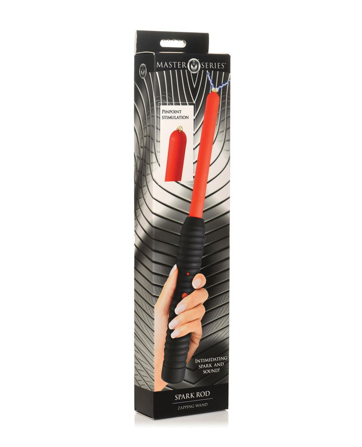 Xr LLC Master Series Spark Rod Zapping Wand - Red/Black Kink &amp; BDSM