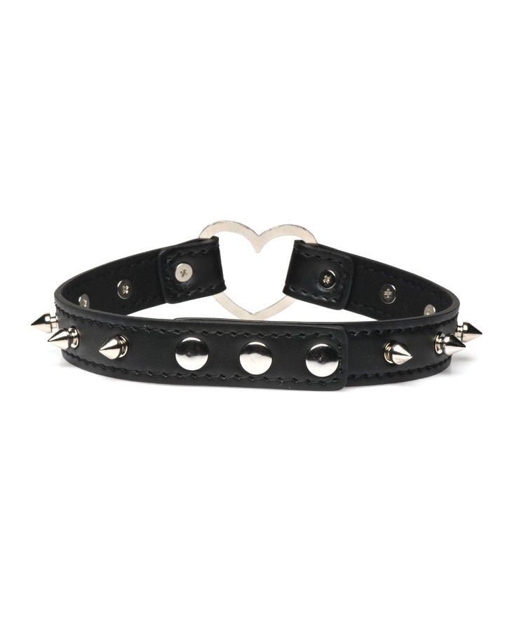 Xr LLC Master Series Spiked Heart Choker Kink &amp; BDSM