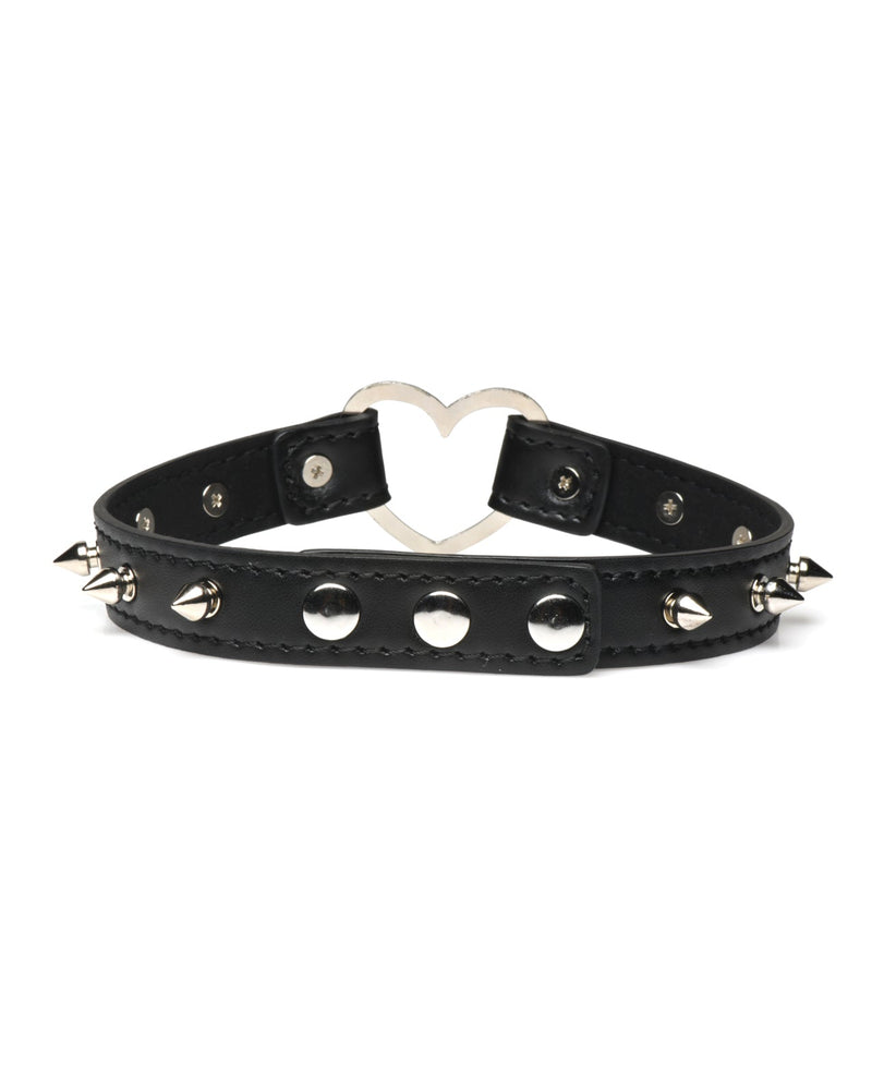 Xr LLC Master Series Spiked Heart Choker Kink & BDSM