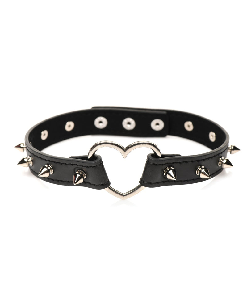 Xr LLC Master Series Spiked Heart Choker Kink & BDSM