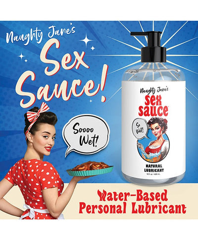 Xr LLC Naughty Jane's Sex Sauce Natural Lubricant - oz Lubes