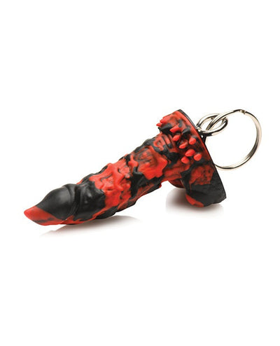 Xr LLC Creature Cocks Fire Demon Keychain - Red/Black Novelties