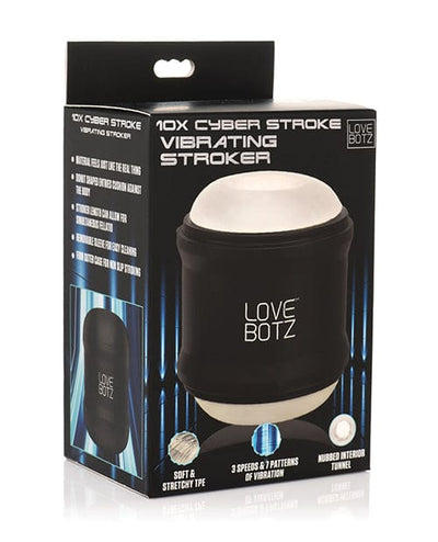 Xr LLC Lovebotz Mini Vibrating Double Stroker - Black Penis Toys