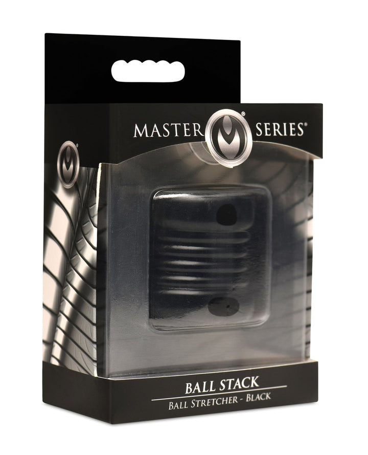 Xr LLC Master Series Ball Stack Ball Stretcher - Black Penis Toys