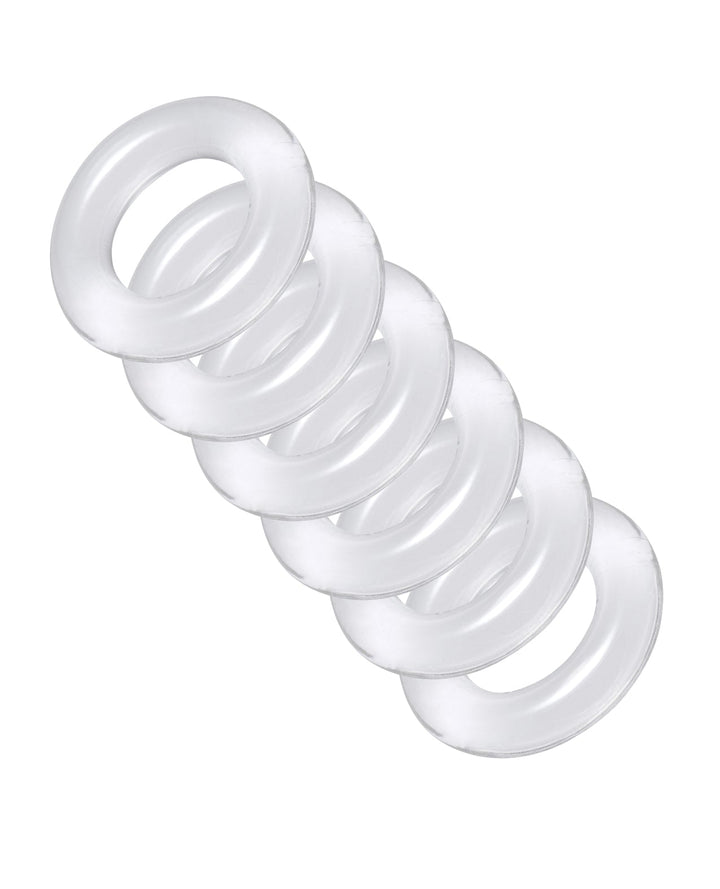 Xr LLC Master Series Ring Master Custom Ball Stretcher Kit - Clear, Set of 6 Penis Toys