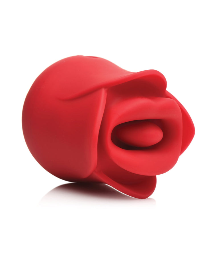 Xr LLC Lickgasm Sweet Kiss Kissing &amp; Vibrating Clitoral Stimulator - Red Vibrators