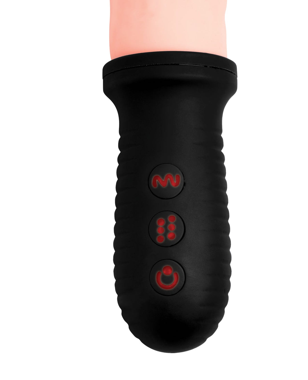 Xr LLC Master Series 8X Auto Pounder Vibrating &amp; Thrusting Dildo w/Handle - Flesh Vibrators