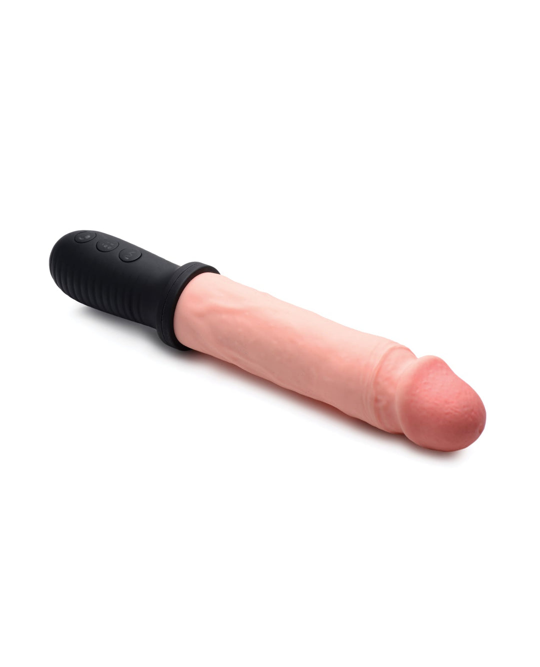 Xr LLC Master Series 8X Auto Pounder Vibrating &amp; Thrusting Dildo w/Handle - Flesh Vibrators