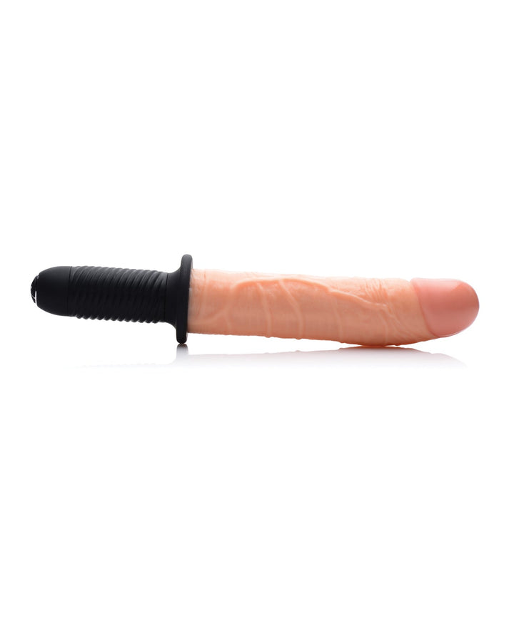 Xr LLC Master Series Onslaught 13 Mode XL Vibrating Dildo Thruster - Light Vibrators