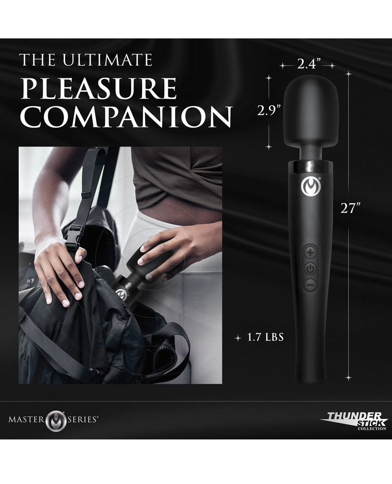 Xr LLC Master Series Thunderstick Pro Wand Massager - Black Vibrators