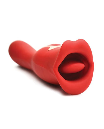 Xr LLC Shegasm Lickgasm Kiss + Tell Pro Dual Ended Kissing Vibrator - Red Vibrators