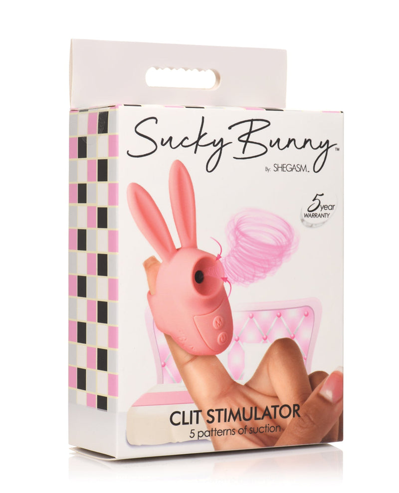 Xr LLC Shegasm Sucky Bunny Clit Stimulator Pink Vibrators