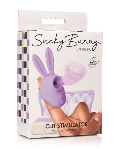 Xr LLC Shegasm Sucky Bunny Clit Stimulator Purple Vibrators