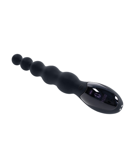 Zero Tolerance Backdoor Baton Beaded Anal Vibrator - Black  OrchidToys.com