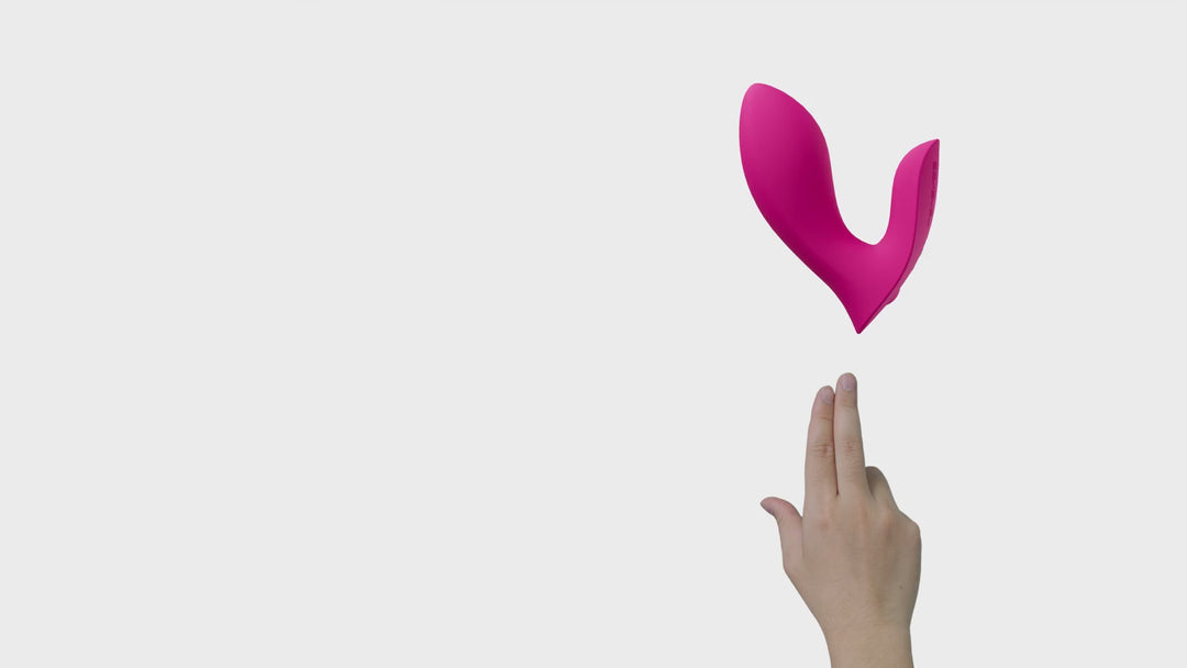 Lovense Flexer Dual Panty Vibrator - Pink