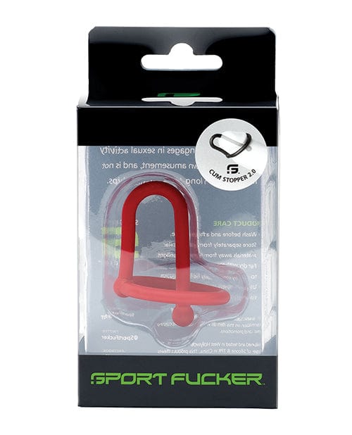 665 INC Sport Fucker Cum Stopper 2.0 Red Kink &amp; BDSM