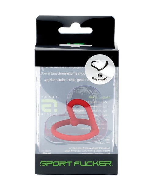 665 INC Sport Fucker Cum Stopper Red Kink &amp; BDSM