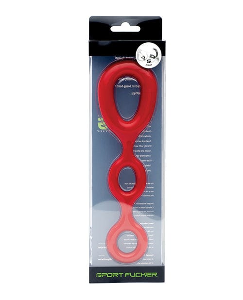 665 INC Sport Fucker 3 Way Red Penis Toys