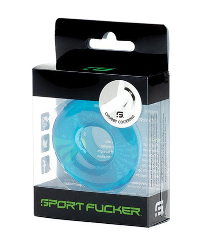 665 INC Sport Fucker Chubby Cockring Ice Blue Penis Toys