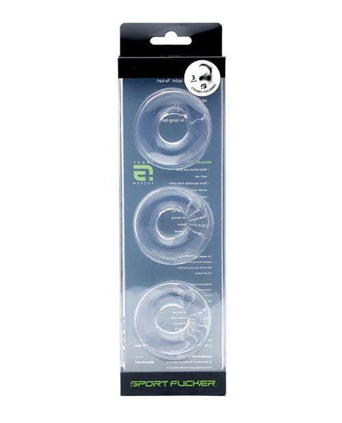 665 INC Sport Fucker Chubby Cockring Pack Of 3 Penis Toys