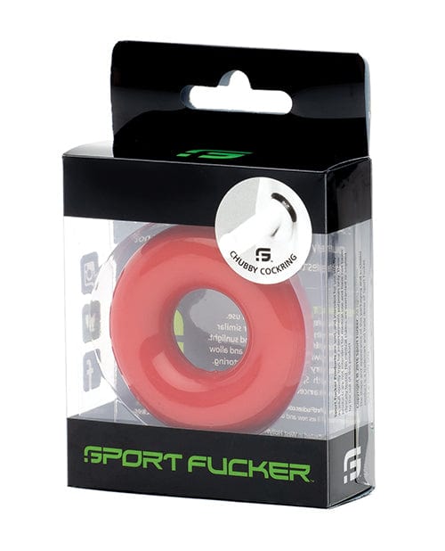 665 INC Sport Fucker Chubby Cockring Red Penis Toys