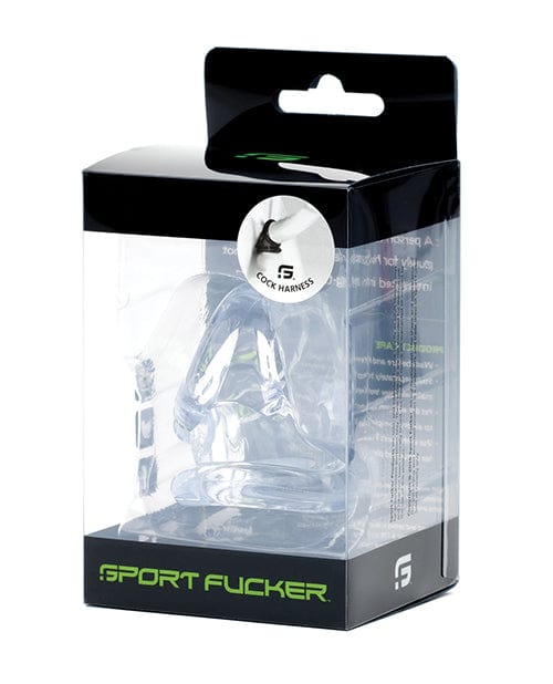 665 INC Sport Fucker Cock Harness Clear Penis Toys