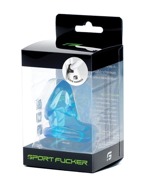 665 INC Sport Fucker Cock Harness Ice Blue Penis Toys