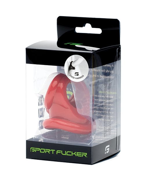 665 INC Sport Fucker Cock Harness Red Penis Toys