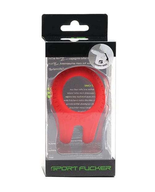 665 INC Sport Fucker Cockpit Cockring Red Penis Toys