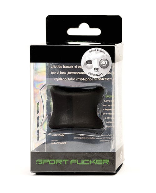 665 INC Sport Fucker Ergo Balls - 30mm Black Penis Toys