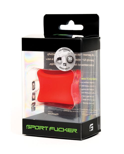 665 INC Sport Fucker Ergo Balls - 30mm Red Penis Toys