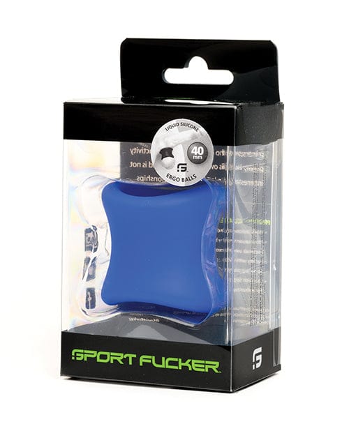 665 INC Sport Fucker Ergo Balls - 40mm Blue Penis Toys