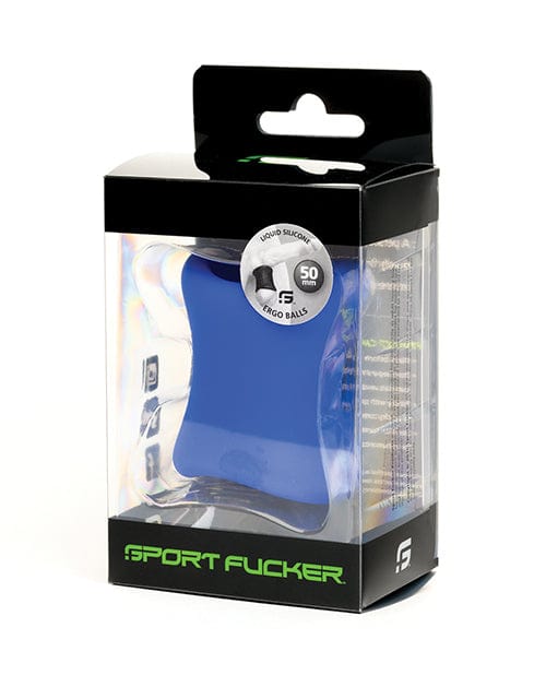 665 INC Sport Fucker Ergo Balls - 50mm Blue Penis Toys