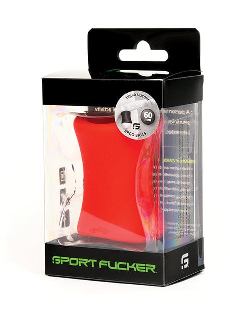 665 INC Sport Fucker Ergo Balls - 60mm Red Penis Toys