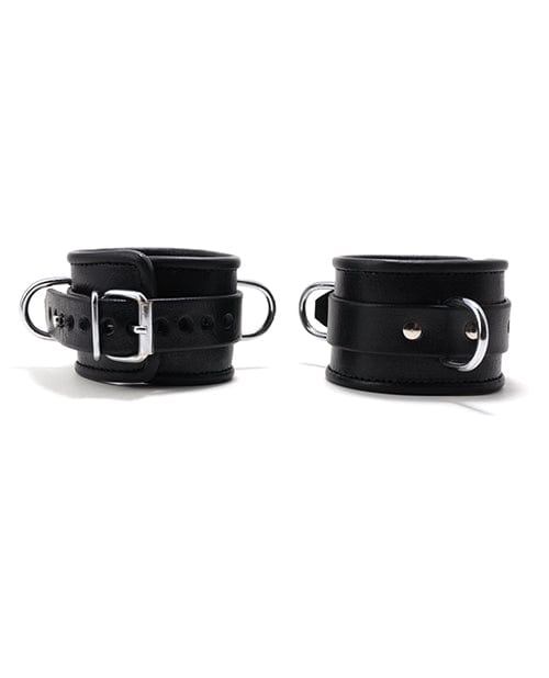 665 665 Padded Locking Wrist Restraint Black Kink &amp; BDSM