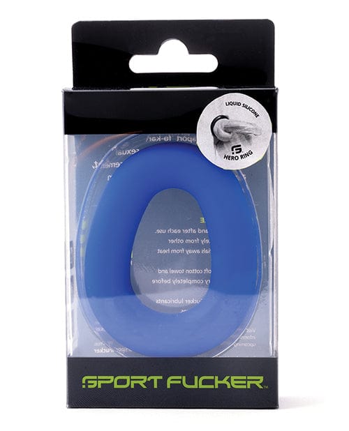 665 Sport Fucker Hero Ring - Blue Penis Toys