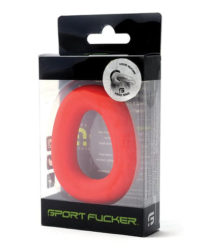 665 Sport Fucker Hero Ring - Red Penis Toys