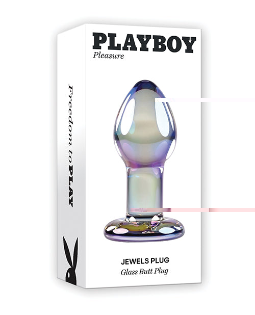 Playboy Pleasure Jewels Butt Plug - Clear