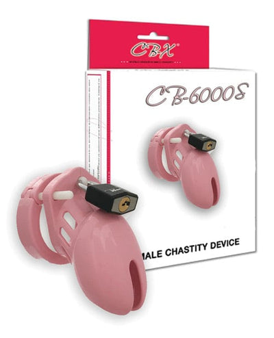 A.L. Enterprises CB-6000 2 1/2" Cock Cage & Lock Set Pink / 2.5 inches Kink & BDSM