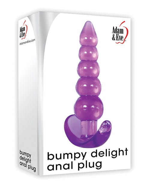 Adam & Eve Adam & Eve Bumpy Delight Anal Plug - Purple Anal Toys