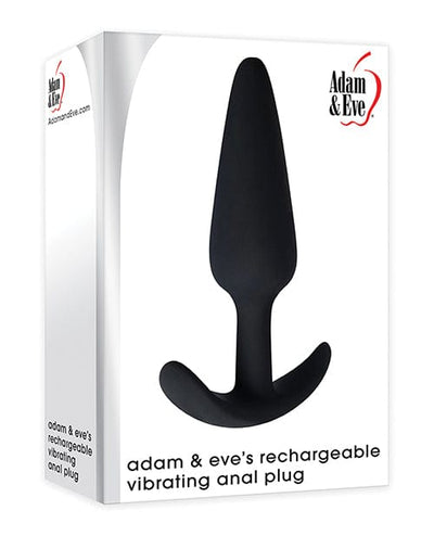 Adam & Eve Adam & Eve's Rechargeable Vibrating Anal Plug - Black Anal Toys