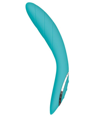Adam & Eve Adam & Eve G Gasm Curve Rechargeable Vibrator - Teal Vibrators