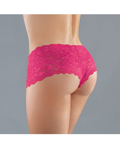 Allure Lingerie Adore Candy Apple Panty One Size Fits Most Hot Pink Lingerie & Costumes