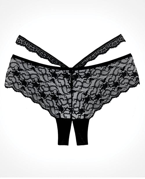 Allure Lingerie Adore Heartbreaker Panty Black One Size Fits Most Lingerie &amp; Costumes