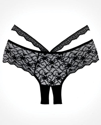 Allure Lingerie Adore Heartbreaker Panty Black One Size Fits Most Lingerie & Costumes