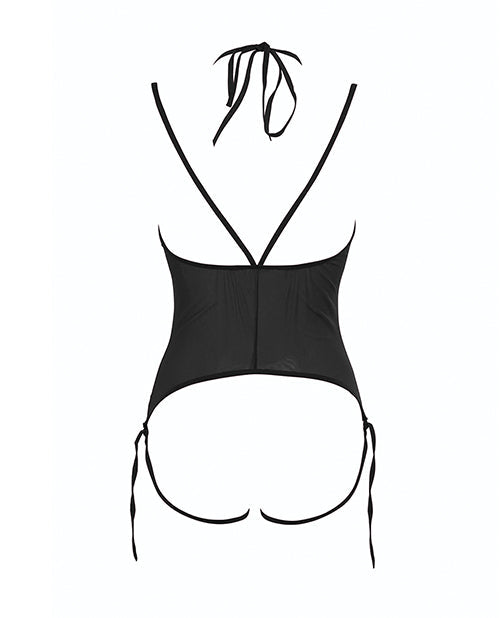 Allure Lingerie Lp Allure Angelina Sheer Mesh Under Bust Teddy Lingerie &amp; Costumes