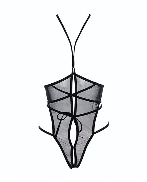 Allure Lingerie Lp Allure Nicola Open Cup Mesh Teddy Lingerie &amp; Costumes
