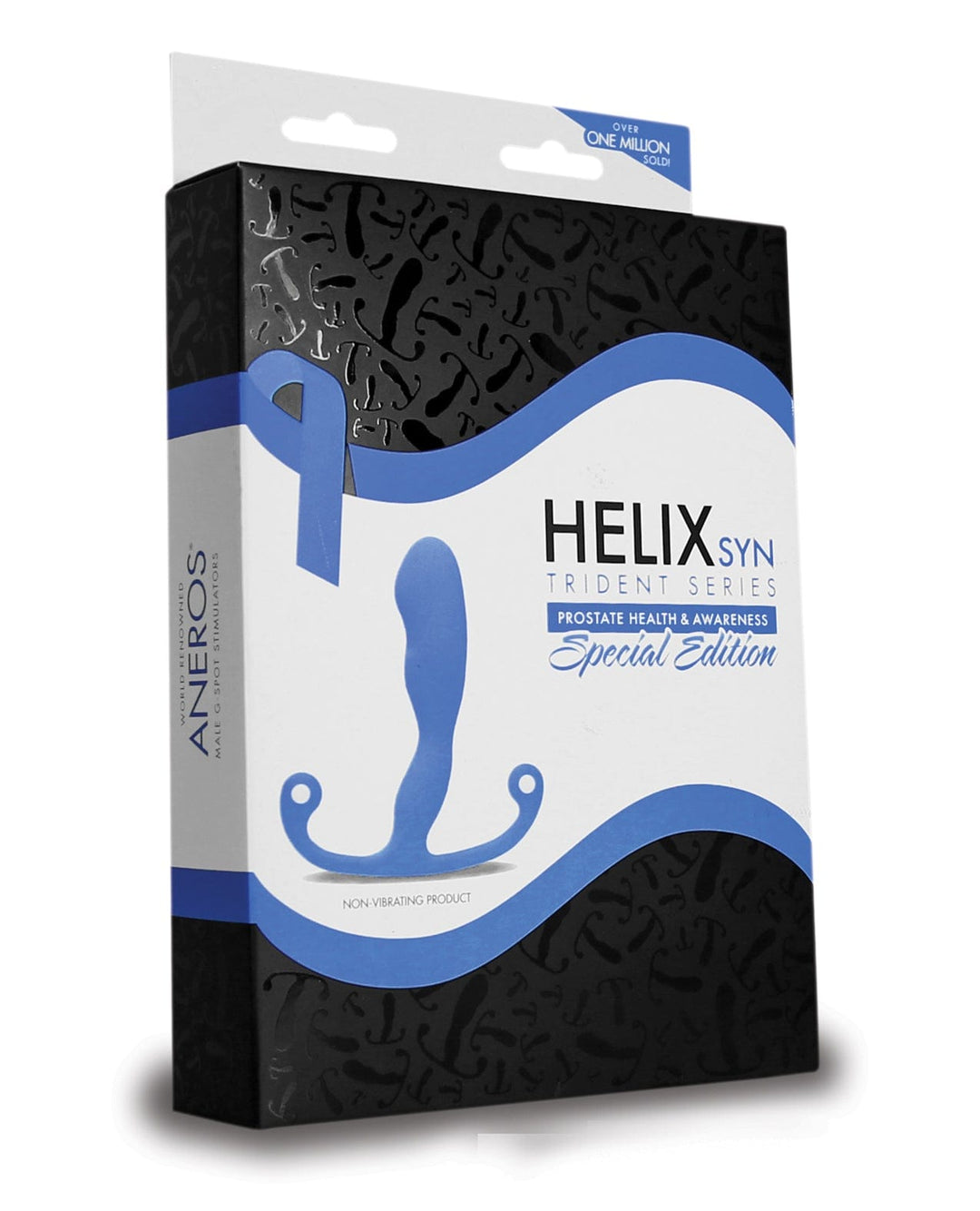 Aneros Aneros Special Edition Helix Syn Trident Series Prostate Stimulator - Blue Anal Toys