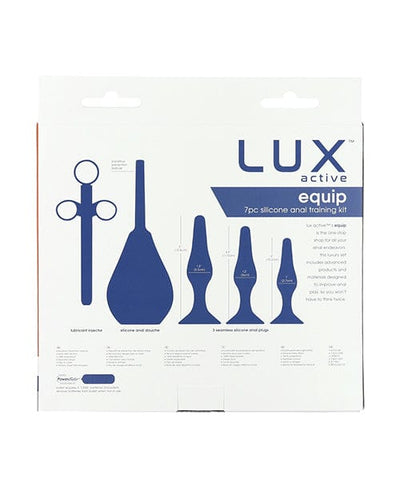B.M.S. Enterprises Lux Active Equip Silicone Anal Training Kit - Dark Blue Anal Toys